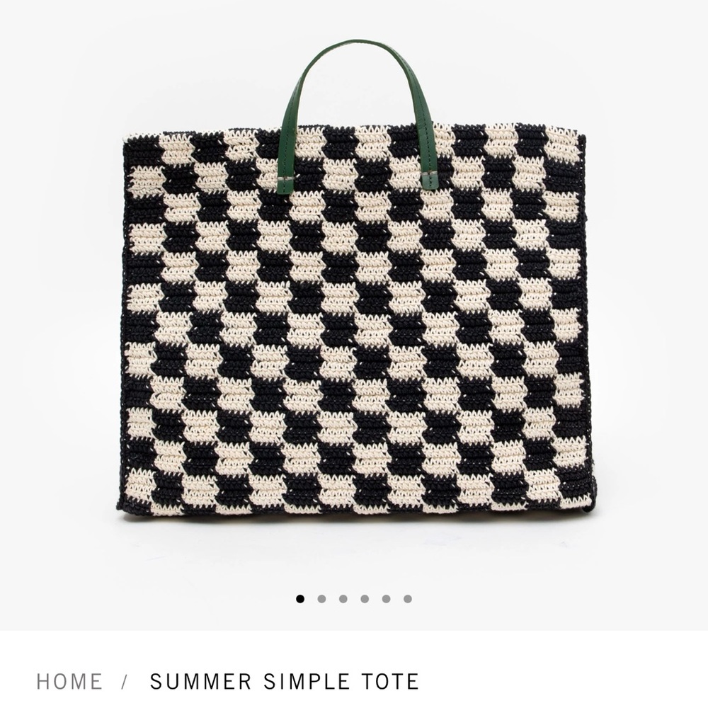 DONT BUY✨✨✨ISO✨✨✨ Summer Simple Tote in Checkered Crochet